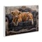 Stupell Industries Cozy Couch Highland Cow Wall Plaque, design by Tina LeCour
